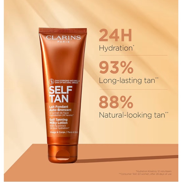 Clarins Self Tanning Milky Lotion in Bronze - Picture 2 of 2